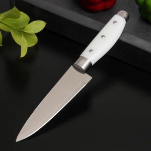 Нож кухонный 12см Инканто белый Доляна