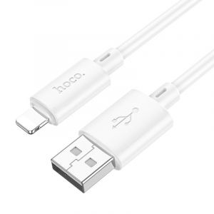 USB кабель шт.USB (A) - шт.Lightning 1,0м, 2,4А, белый X88 Hoco