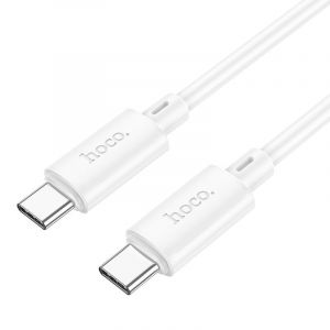 USB кабель шт.Type-C - шт.Type-C 1,0м3,0A, белый X88 Hoco