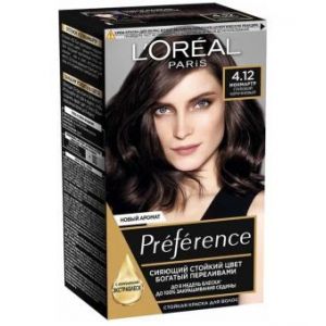 L'OREAL Preference 4.12 Монмартр, глубокий коричневый, краска для волос 174мл