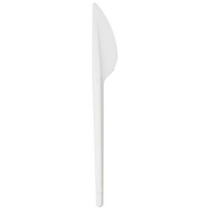 Нож столовый PS 16,5см белый, упаковка 100шт