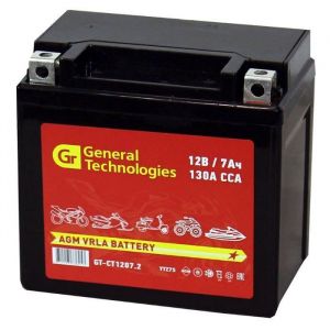 Аккумулятор General Technologies GT CT1207.2 (YTZ7S)