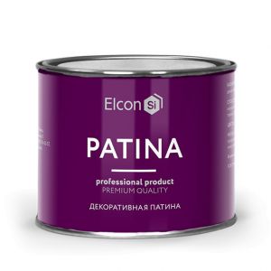 Эмаль термостойкая Patina СЕРЕБРО 0,2кг (700*С). Элкон