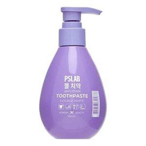 PSLAB Toothpaste Anti-Stain Double White Зубная паста отбеливающая 200 мл