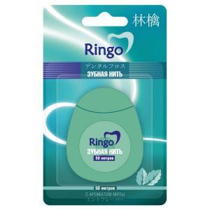 Ringo зубная нить с ароматом мяты 50м