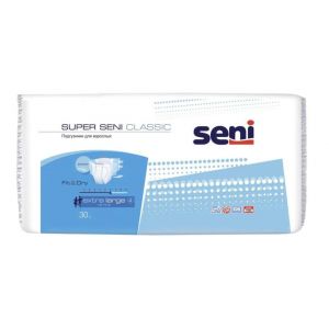 CLASSIC super SENI Extra Large (4) - подгузники для взрослых по 30 шт.