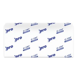 Полотенца бумажные V сложения «PROtissue Premium» 2-х слойные