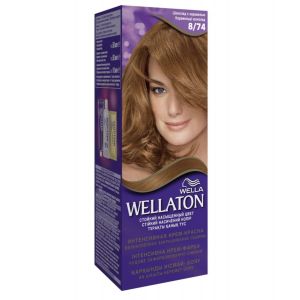 Wellaton Intense- Крем-краска для волос тон 8/74 Шоколад с карамелью 110 мл
