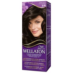 Wellaton Intense- Крем-краска для волос тон 3/0 Темный шатен 110 мл