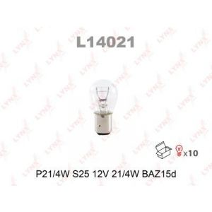 Автомобильная лампа доп. освещ. P21 4W S25 12V  LYNX L14021