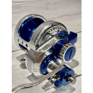 Катушка 2-х скоростная мультипликаторная BLUE MARLIN, BMF 08Л, троллинг/джигинг, для пресной и соленой воды. Две скорости, двойная тяга, две передачи 4.5:1/2.2:0
