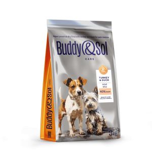 BUDDY&SOL CARE MINI Сухой корм для собак мини пород индейка с уткой