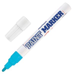 Маркер-краска MunHwa 4,0 мм голубая, нитро-основа