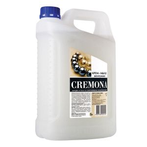 Жидкое-крем мыло 5 л КРЕМОНА «Жемчужное», ПРЕМИУМ, перламутровое, из натуральных компонентов, 102202
