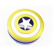 Набор дорожный для контактных линз A-9003 «Капитан Америка» золотой