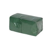 Салфетки бумажные НЕГА 24х24см 1-слойные зеленые 250л (12упак/кор)