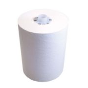 Полотенца бумажные LIME в рулонах 2-слойные белые150м (252150) (6рул/кор)