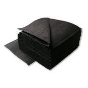 Салфетки бумажные LIME 24х24см 1-слойные черные 400л (12упак/кор) (410150)