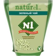 N1 Naturel Древесный комкующийся наполнитель «Зеленый чай» (гималайский кедр) 4,5л