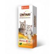 UNITABS Mama+Kitty Витаминная паста для котят, беременных и кормящих кошек 120мл