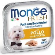 MONGE Fresh Консервы для собак с курицей, ламинистер 100гр