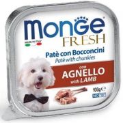 MONGE Fresh Консервы для собак с ягненком, ламистер 100гр