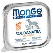 MONGE Monoprotein Консервы для собак паштет из утки, ламинистер 150гр