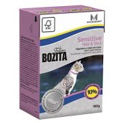 BOZITA Mini Консервы для кошек с лососем для красоты кожи и шерсти, тетрапак 190гр