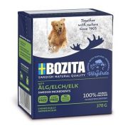 BOZITA Naturals Консервы для собак кусочки в желе с мясом лося, тетрапак 370гр