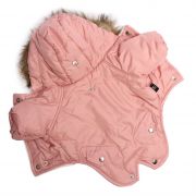 LION Куртка-парка зимняя для собак унисекс розовая