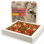 Кедровые конфеты «с Клюквой» в шоколаде ручной работы / 120 гр / грильяж / Солнечная Сибирь