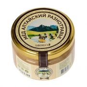 Мёд натуральный цветочный «Алтайский разнотравье» 220мл/300 гр стекло