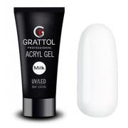 Grattol Acryl gel Milk (GTAG11)