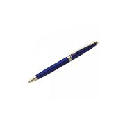 Ручка шариковая Berlingo  SiIver Luxe синяя, 0,7мм корпус серебро поворот.70410