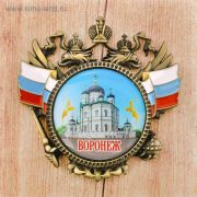 Магнит - герб «Воронеж» 6х6см  1813920