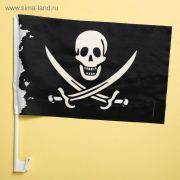 Флаг автомобильный Пират 2 шт