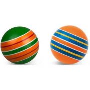 Мяч резиновый 125мм, Полосатый, Р3-125/пл