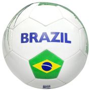 SC-1PVC300-BRA Мяч футбольный Бразилия, ПВХ 1 слой, 5 р., камера рез., маш.обр. в пак. в кор.50шт