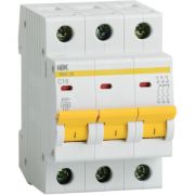 Выключатель автоматический модульный 3п C 16А 4.5кА ВА47-29 IEK MVA20-3-016-C