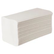 Полотенца бумажные листовые V сложения 1 слой 250 листов, Стандарт