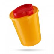 Емкость-контейнер для сбора острого-инструментария 1,5 л. однразовый (желтый)