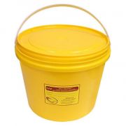 Емкость-контейнер для сбора органических отходов 3,0 л. (желтый) класс Б