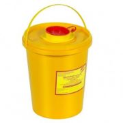 Емкость-контейнер для сбора острого-инструментария 6,0 л. однразовый (желтый)