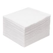 Салфетка одноразовая 30*30 «White Line» спанлейс белый (100 шт) пачка