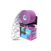 Бинт (тейп) «EM-Fix Sport (Tape)», на клеевой основе, фиолетовый, 5см*5м