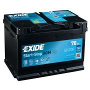 Аккумулятор EXIDE EK700 Start-Stop AGM 70 Ah