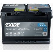 Аккумулятор EXIDE EA770 Premium 77 Ah