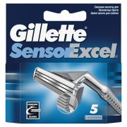 GILLETTE Sensor Excel Сменные касеты для бритья 5шт