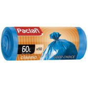 Мешок для мусора PAKLEEN КП 60л(30шт) ПНД рулон оранжевый /12956