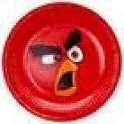 Тарелки Angry Birds, красный, 6шт, 23см